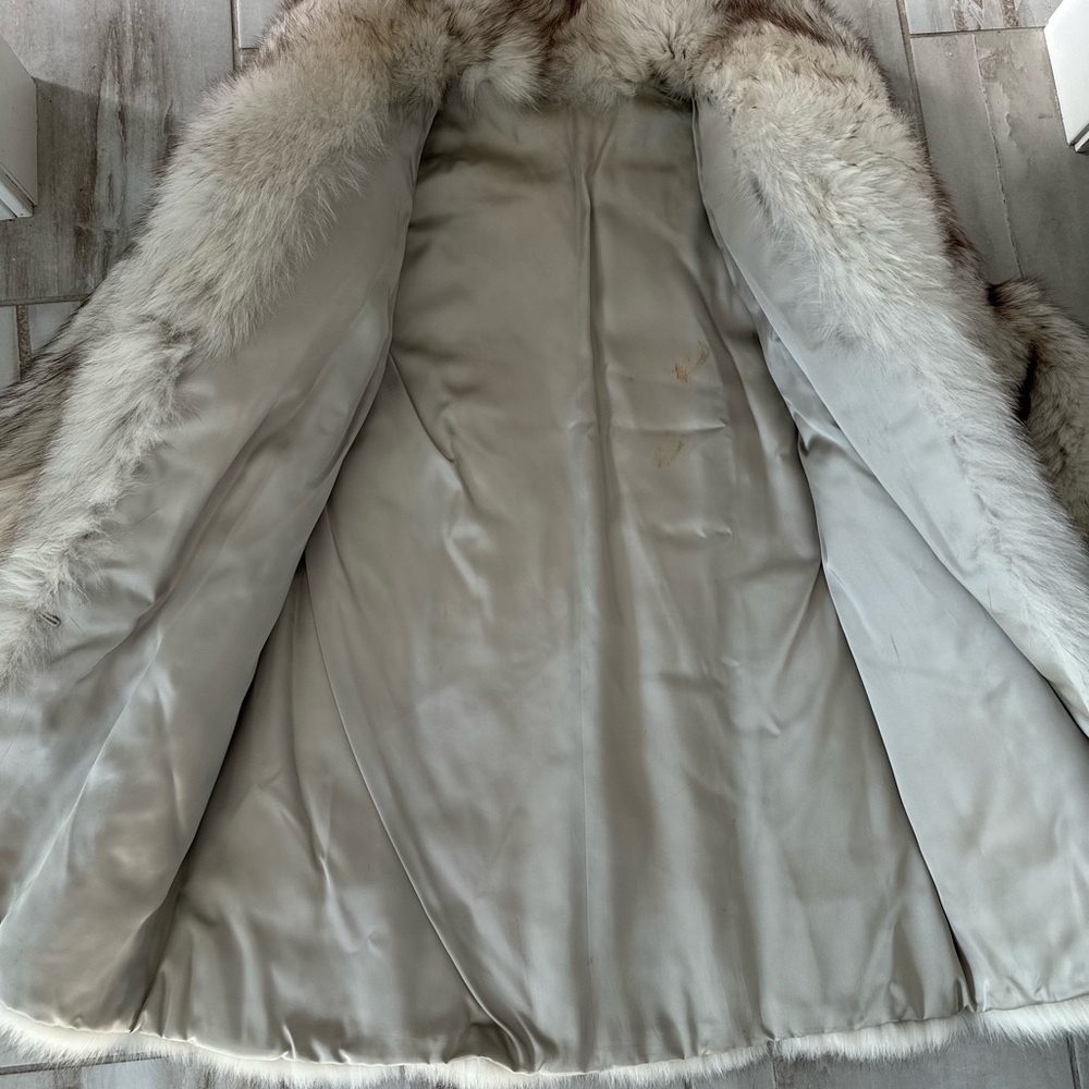 Genuine fox fur coat - Picture 5 of 6